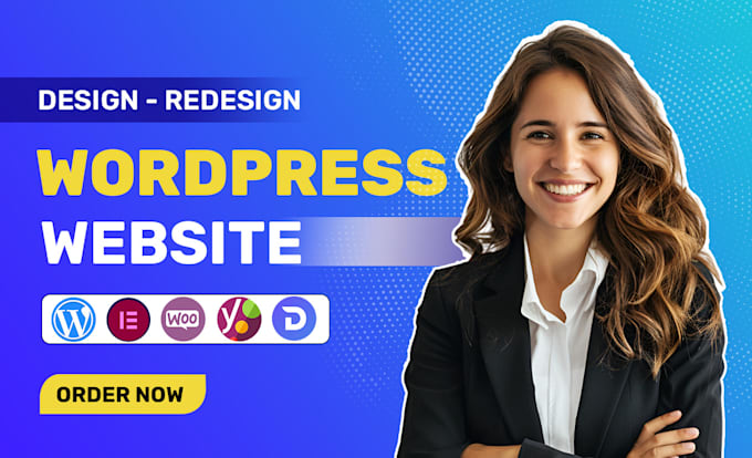 you'll get customized wordpress website